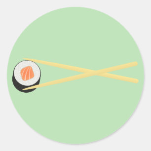 Pegatina Redonda Sushi perfecto I