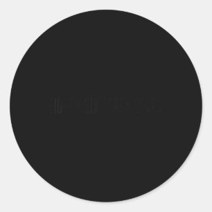 Pegatina Redonda Sutil Anti Trump Ochenta Y Seis Cuarenta Y Siete 8