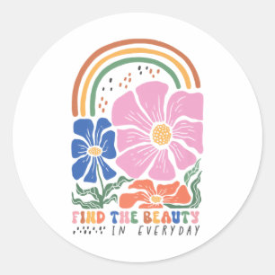 Pegatina Redonda Sutil protesta política contra Trump 8647 resiste 