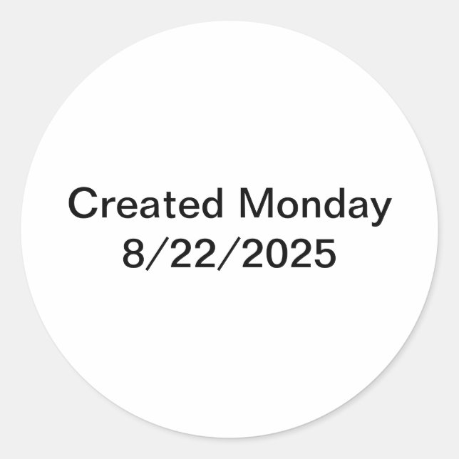 Pegatina Redonda svsedf (Anverso)