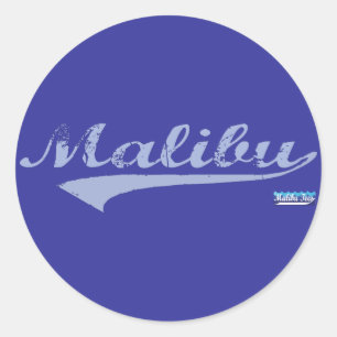 Pegatina Redonda Swash de Malibu