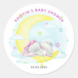 Pegatina Redonda Sweet Dreams Baby Shower
