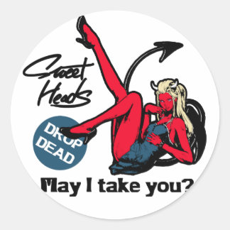 PEGATINA REDONDA SWEET HEADS #HG