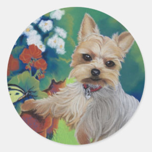 Pegatina Redonda Sweetness Yorkie