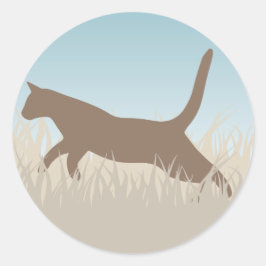 Pegatina Redonda Swiftness of Wind