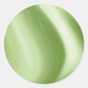 Pegatina Redonda Swirling Green