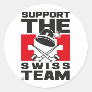 PEGATINA REDONDA SWISS EQUIPO