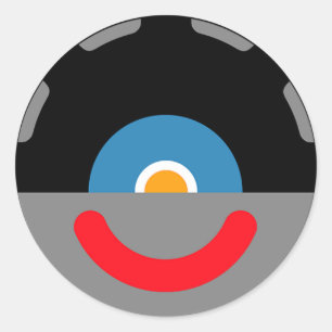 Pegatina Redonda Sy-Clops Clupkitz Head