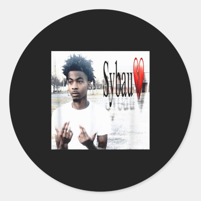 Pegatina Redonda Sybau Lazer Dim 700 Streetwear Funny Gift Novelty  (Anverso)