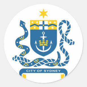Pegatina Redonda sydney, Australia