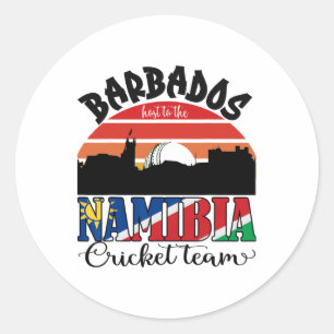 Pegatina Redonda T20 Cricket Guyana Anfitrión del equipo de cricket