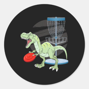 Pegatina Redonda T Rex Frisbee Dinosaur Recreativo Lanzador Dino Di