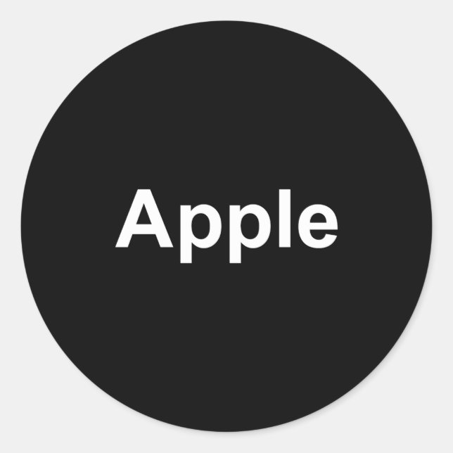 Pegatina Redonda T Shirt  (Anverso)