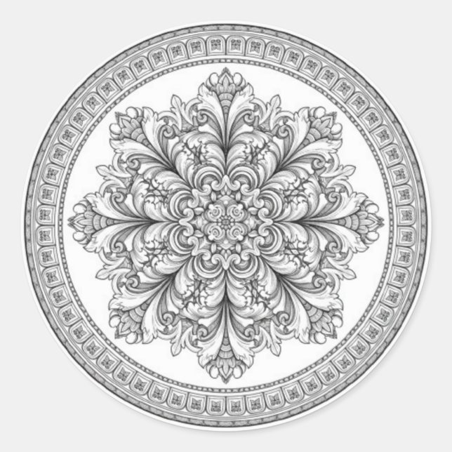 Pegatina Redonda T-Shirt (Anverso)