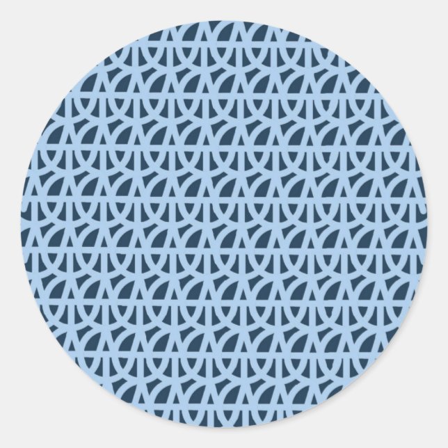 Pegatina Redonda tag_logo_patrón_5 - Personalizado (Anverso)