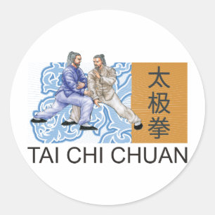 Pegatina Redonda T'ai Chi Chuan