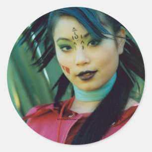 Pegatina Redonda Tai San la tribu