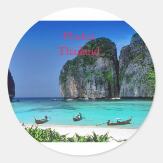 Pegatina Redonda Tailandia