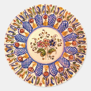 Pegatina Redonda Talavera Cinco