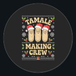 Pegatina Redonda Tamale Hace Que La Tripulación Tamale Season Funci<br><div class="desc">Navidades mexicanos divertidos por la temporada Tamale de Tamale</div>