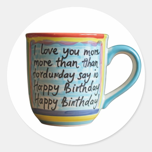 Pegatina Redonda También puede combinar elementos de esta sugerenci (Anverso)