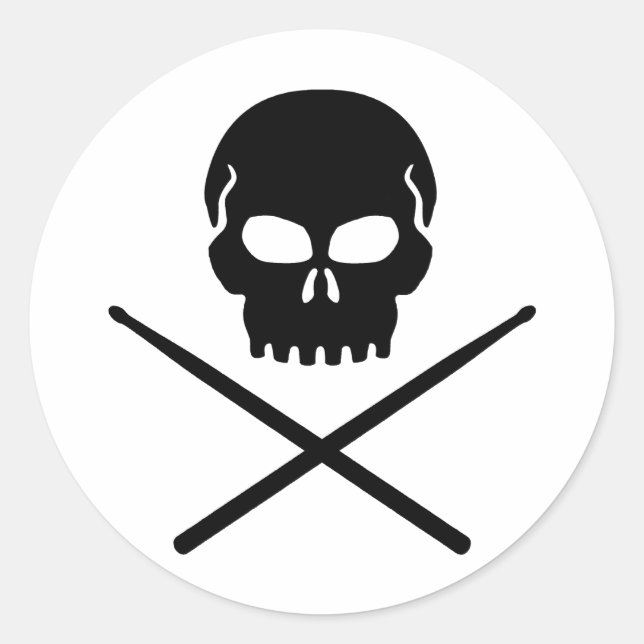 Pegatina Redonda Tambor (Anverso)