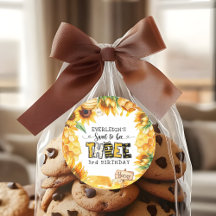 Tan dulce de ser tres florales de tercer cumpleaño