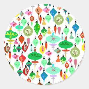 Pegatina Redonda Tantos Ornamentos