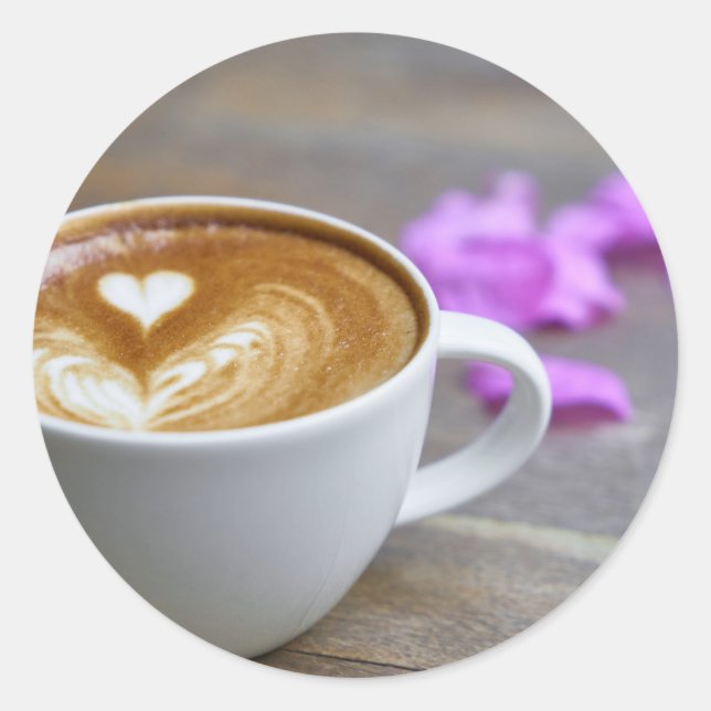 Pegatina Redonda Tarde de la Copa del Mundo con espuma en forma de  (Anverso)