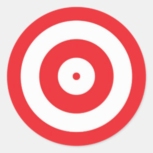 Pegatina Redonda Target