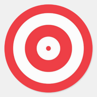 Pegatina Redonda Target