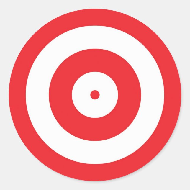 Pegatina Redonda Target (Anverso)