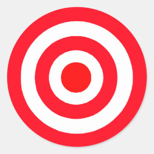 Pegatina Redonda Target