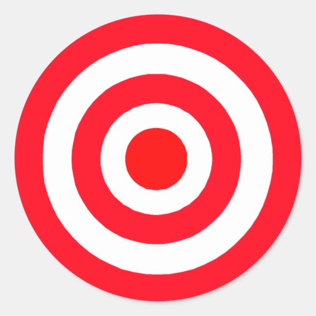 Pegatina Redonda Target (Anverso)