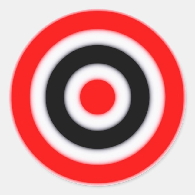 Pegatina Redonda Target (Anverso)