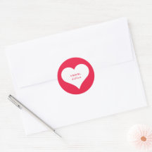 tarjeta de el día de San Valentín de xoxo en aula 