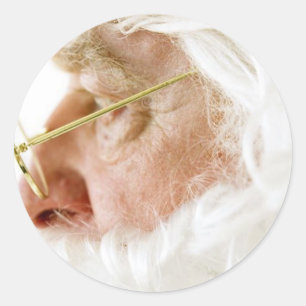 Pegatina Redonda Tarjetas de felicitación San Nicolás, Postales, Pe