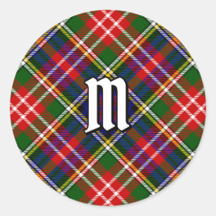 Pegatina Redonda Tartan del Clan Christie