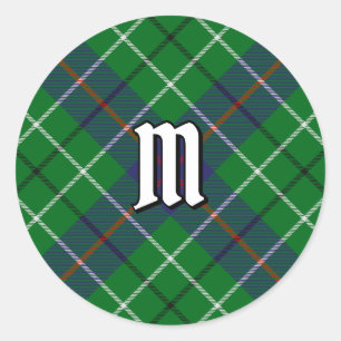 Pegatina Redonda Tartan del Clan Duncan