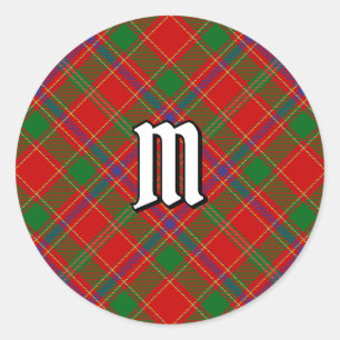 Pegatina Redonda Tartan del Clan Munro