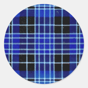 PEGATINA REDONDA TARTAN "LA CLERGÍA"