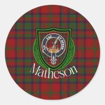 Tartan y Cresta del Clan Escocés Matheson