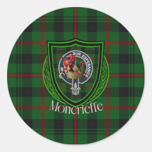 Tartan y Cresta del Clan Escocés Moncrieffe