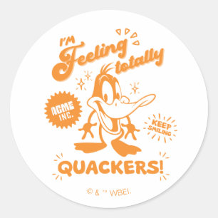 Pegatina Redonda Tasty Retro DAFFY DUCK™