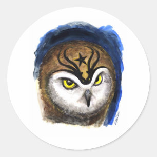 Pegatina Redonda Tattoo Who