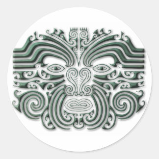 Pegatina Redonda Tatuaje de Maroi
