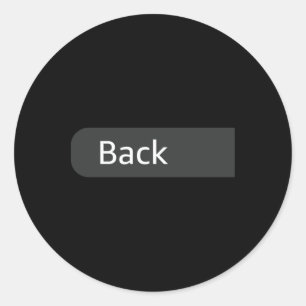 Pegatina Redonda Tatuaje tribal de Borneo