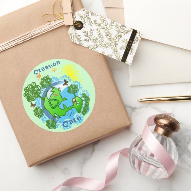 Pegatina Redonda TBA AWner Atención de creación personalizada (Regalar)