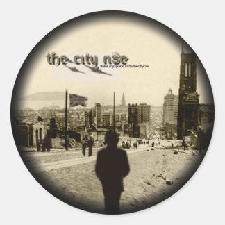 Pegatina Redonda TCR - Hogar del viaje - pegatinas (hoja de 6)