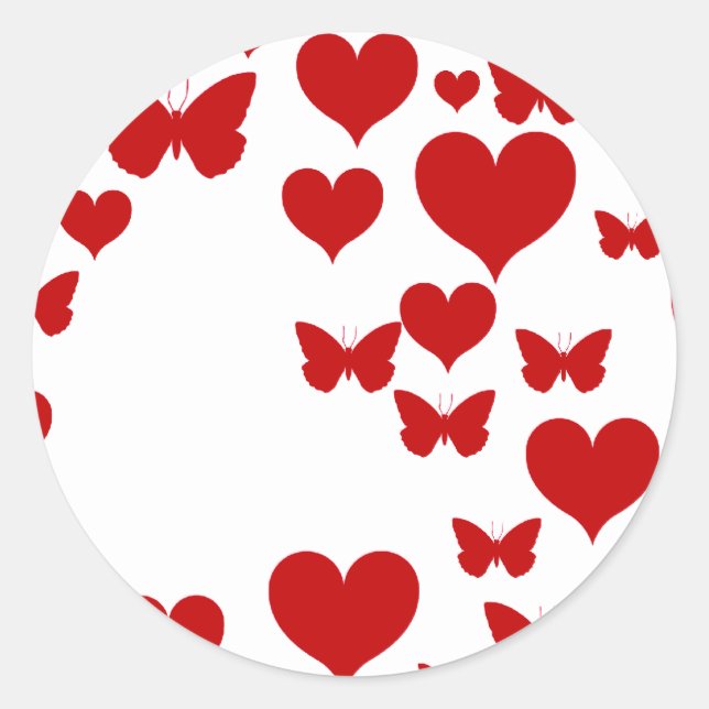 Pegatina Redonda Te Amo (Anverso)